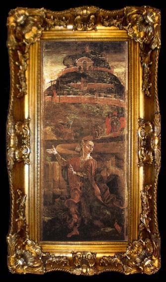 framed  Cosme Tura St George and Dragon and The princess, ta009-2
